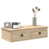 vidaXL Wall Shelf with Drawers Sonoma Oak 60x28x15 cm Engineered Wood
