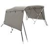 vidaXL 3-bow Bimini Top with Sidewalls 183x(170-182)x137 cm