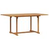 vidaXL Garden Dining Set 5 pcs Natural Solid Acacia Wood