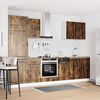 vidaXL 7 Piece Kitchen Cabinet Set Porto Smoked Oak Engineered Wood