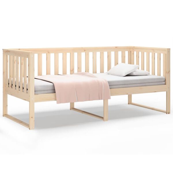 vidaXL Day Bed without Mattress 90x200 cm Solid Wood Pine