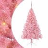 vidaXL Artificial Pre-lit Christmas Tree with 150 LEDs Pink 150 cm PVC