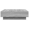 vidaXL Coffee Table Grey Sonoma 90x90x28 cm Engineered Wood
