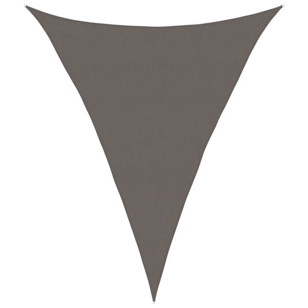 vidaXL Sunshade Sail 160 g/m² Anthracite 5x6x6 m HDPE
