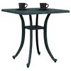 vidaXL Garden Table Green 53x53x53 cm Cast Aluminium