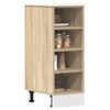 vidaXL Bottom Cabinet Riga Sonoma Oak 30x44.5x81.5 cm Engineered Wood