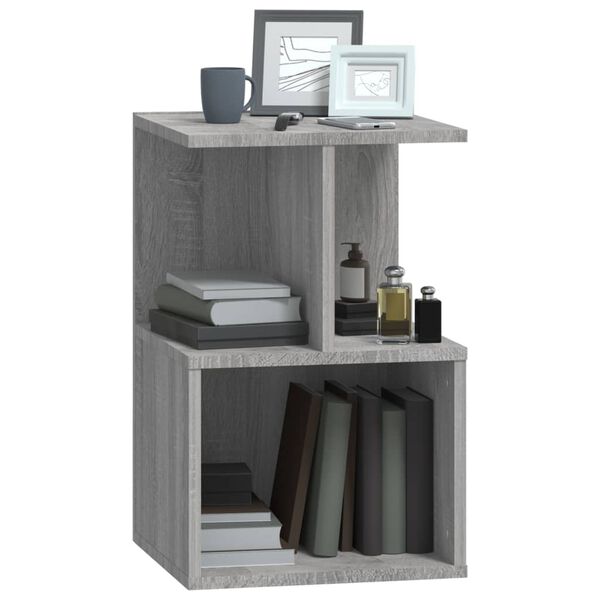 vidaXL Bedside Cabinets 2 pcs Grey Sonoma 35x35x55 cm Engineered Wood