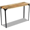 vidaXL Console Table Mango Wood 120x35x76 cm