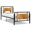 vidaXL Bed Frame without Mattress Metal 90x200 cm