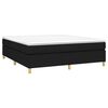 vidaXL Box Spring Bed Frame Black Super King Fabric (UK/IE/FI/NO only)