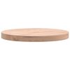 vidaXL Table Top &Oslash;30x2.5 cm Round Solid Wood Beech