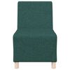 vidaXL Modular Sofa Unit Armless 2 pcs Dark Green 55 x 74 x 82 cm