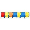 vidaXL Children Play Tunnel with 250 Balls Multicolour 245 cm Polyester