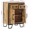 vidaXL Sideboard with 2 Drawers 53x31x72 cm Solid Wood Mango and Iron