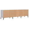 vidaXL TV Cabinet Grey Sonoma 150x30x44.5 cm Engineered Wood