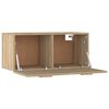vidaXL Wall Cabinet Sonoma Oak 80x35x36.5 cm Engineered Wood