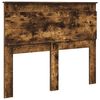 vidaXL Headboard with Headboard Smoked Oak 120 cm Engineered Wood