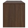 vidaXL TV Cabinet with LED Lights Brown Oak 120x35x40 cm