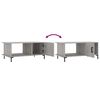 vidaXL Coffee Table Grey Sonoma 90x50x40 cm Engineered Wood