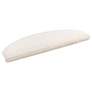 vidaXL Self-adhesive Stair Mats 15 pcs White 80 x 24.5 x 3.5 cm