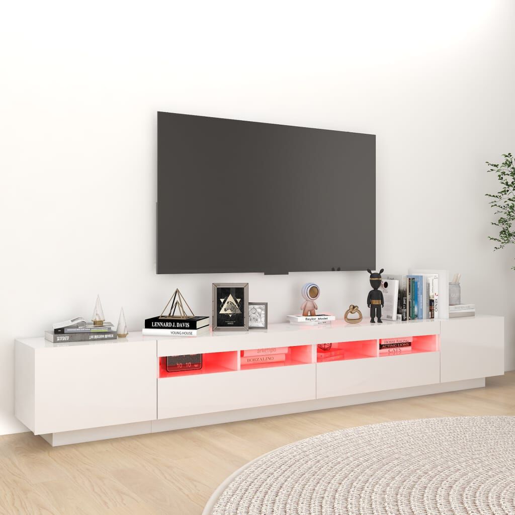 White gloss tv shelf discount