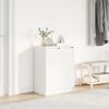 vidaXL Shoe Cabinet White 57x34x76 cm Engineered Wood