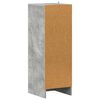 vidaXL Shoe Cabinet Concrete Grey 31.5x35x90 cm Engineered Wood