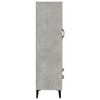 vidaXL Highboard Concrete Grey 70x31x115 cm Engineered Wood