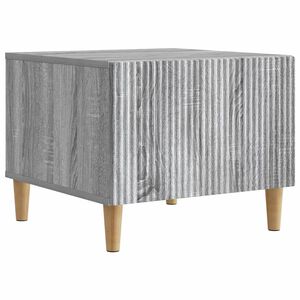 vidaXL Coffee Table Grey Sonoma 49 x 50 x 40 cm Engineered Wood