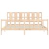 vidaXL Bed Frame without Mattress 200x200 cm Solid Wood Pine