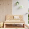 vidaXL Middle Sofa 120x80 cm Solid Wood Pine