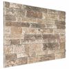 vidaXL 3D Wall Panels with Multicolour Brick Design 10 pcs EPS