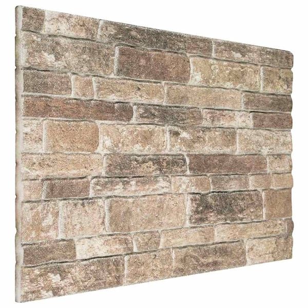 vidaXL 3D Wall Panels with Multicolour Brick Design 10 pcs EPS