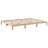 vidaXL Family Bed Frame No Mattress 240x200 cm Solid Wood Pine