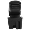 vidaXL Car Armrest Black 15x31x(28-44) cm ABS