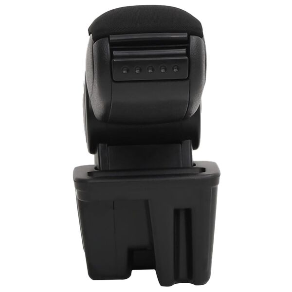 vidaXL Car Armrest Black 15x31x(28-44) cm ABS