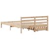 vidaXL Bed Frame without Mattress 120x200 cm Solid Wood Pine