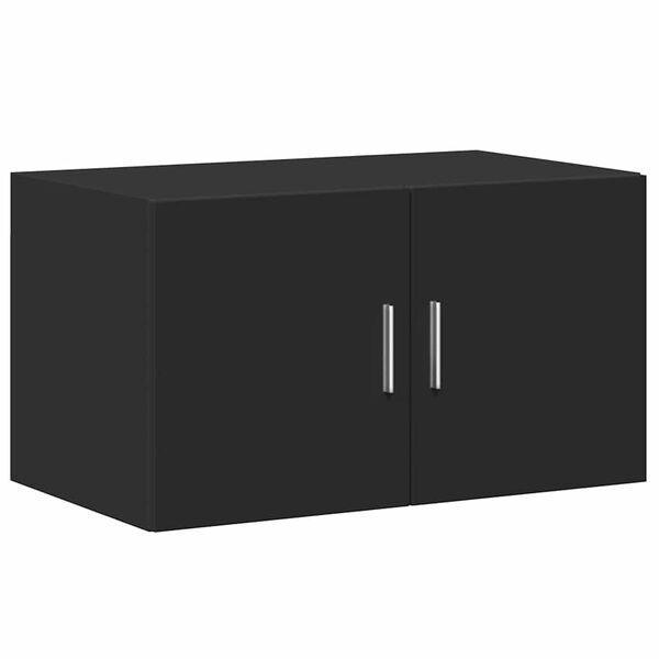 vidaXL Storage Cabinet Black 70x42.5x225 cm Engineered Wood