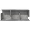 vidaXL Wall Cabinet 80x20x30 cm Concrete Grey Engineered Wood