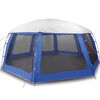 vidaXL Pool Tent with Removable Fly & Mesh Walls Azure Blue 690x690 cm