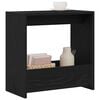vidaXL Side Table Black Oak 50 x 26 x 50 cm Engineered Wood