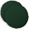vidaXL Cushion Cover 2 pcs HEERLEN Dark Green Dia. 30 cm Fabric