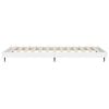 vidaXL Bed Frame without Mattress White 90x190 cm Single Engineered Wood