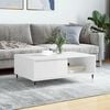 vidaXL Coffee Table High Gloss White 90x60x35 cm Engineered Wood