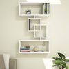 Homemania Wall Shelf Harmony 70x22x117cm White