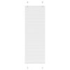 vidaXL Pleated Blind White 50x150 cm Fabric Width 49.4 cm Polyester
