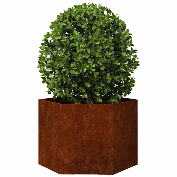 vidaXL Planter Rusty 60x60x45 cm Corten Steel