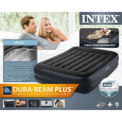 Intex Airbed Dura-Beam Plus Pillow Rest Raised Queen 42 cm