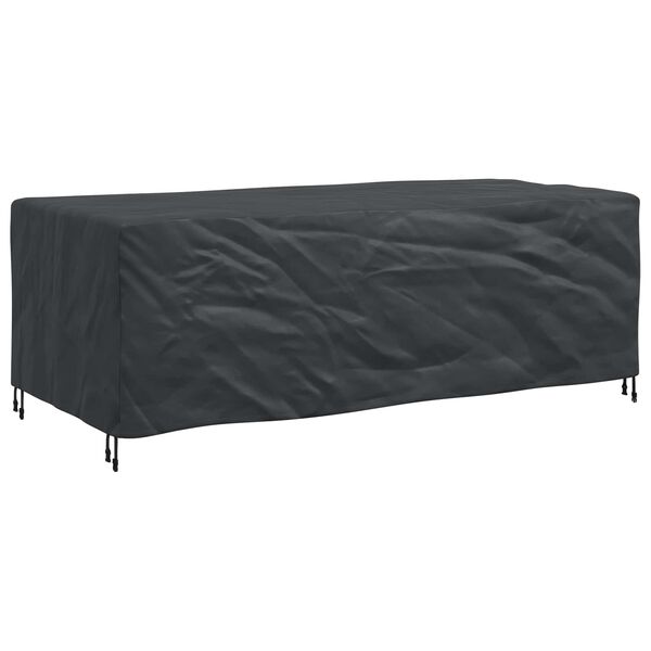 vidaXL Furniture Cover Plain Black 229 x 113 x 73 cm 210D