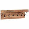 vidaXL Coat Rack with Shelf Brown 73 x 19 x 23 cm Solid Acacia wood